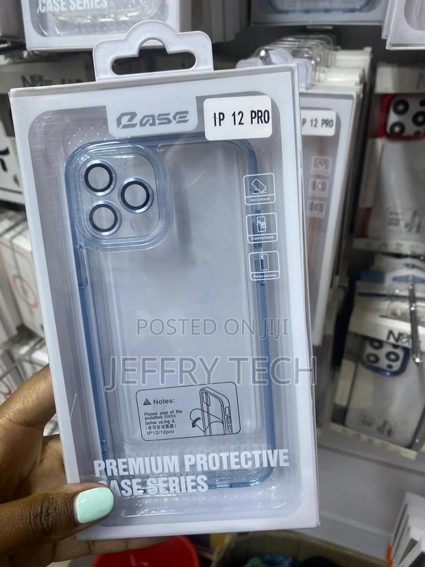 Araree iPhone 12 Pro Newskin Clear Case ,Ring Lense-Blue - main view