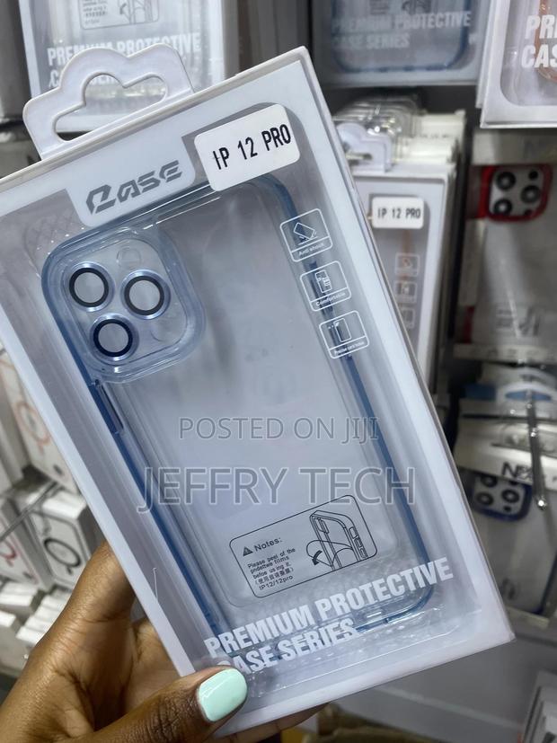 Araree iPhone 12 Pro Newskin Clear Case ,Ring Lense-Blue - thumbnail 2