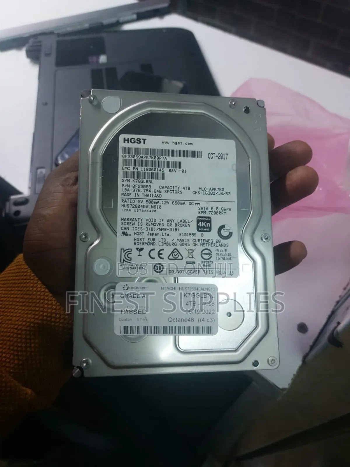 4tb HGST Laptop Harddisk