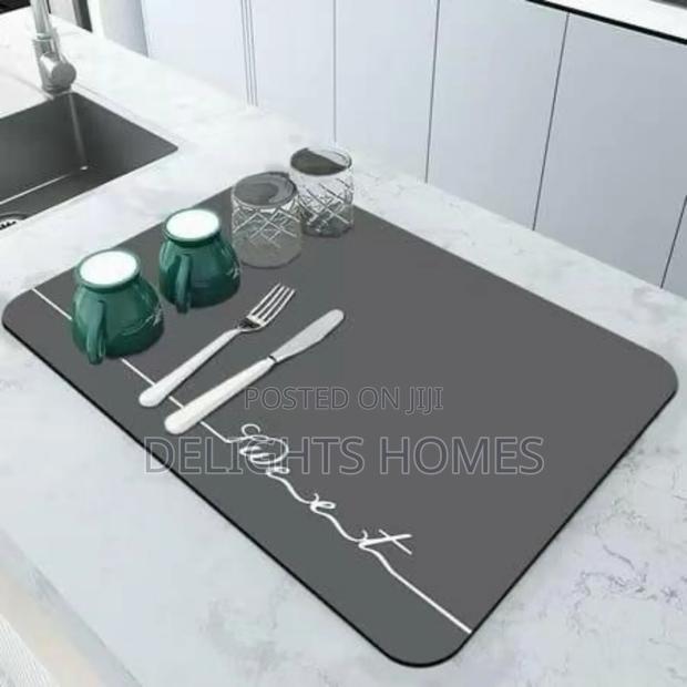 Nonslip Drain Dish Mat_x