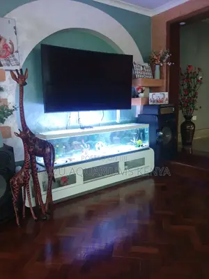 Fully Equipped Aquarium With Pump, Lights Décor