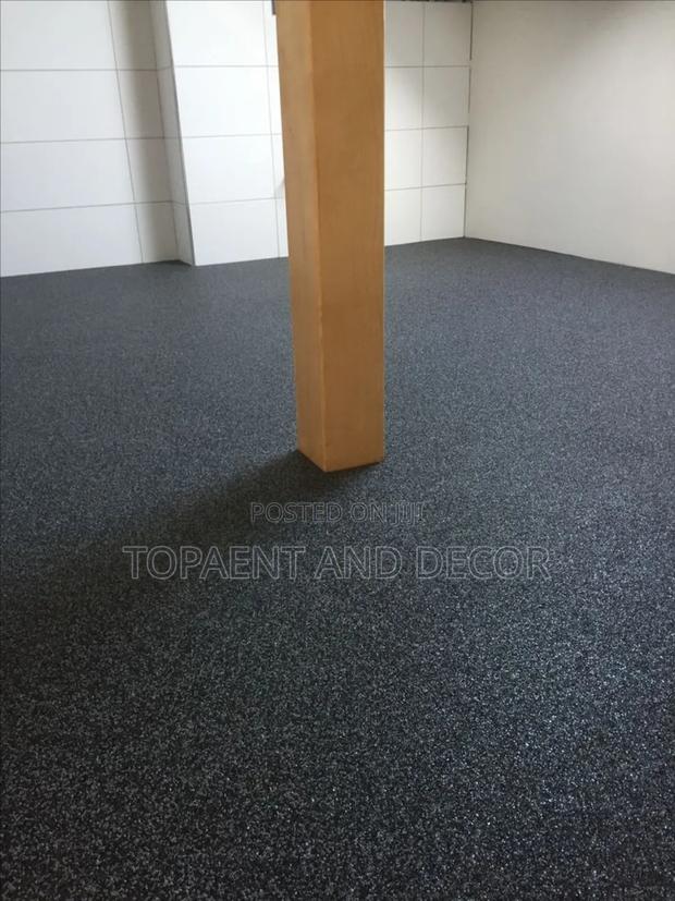 Fully Covered Grey Wall to Wall Carpet - main view