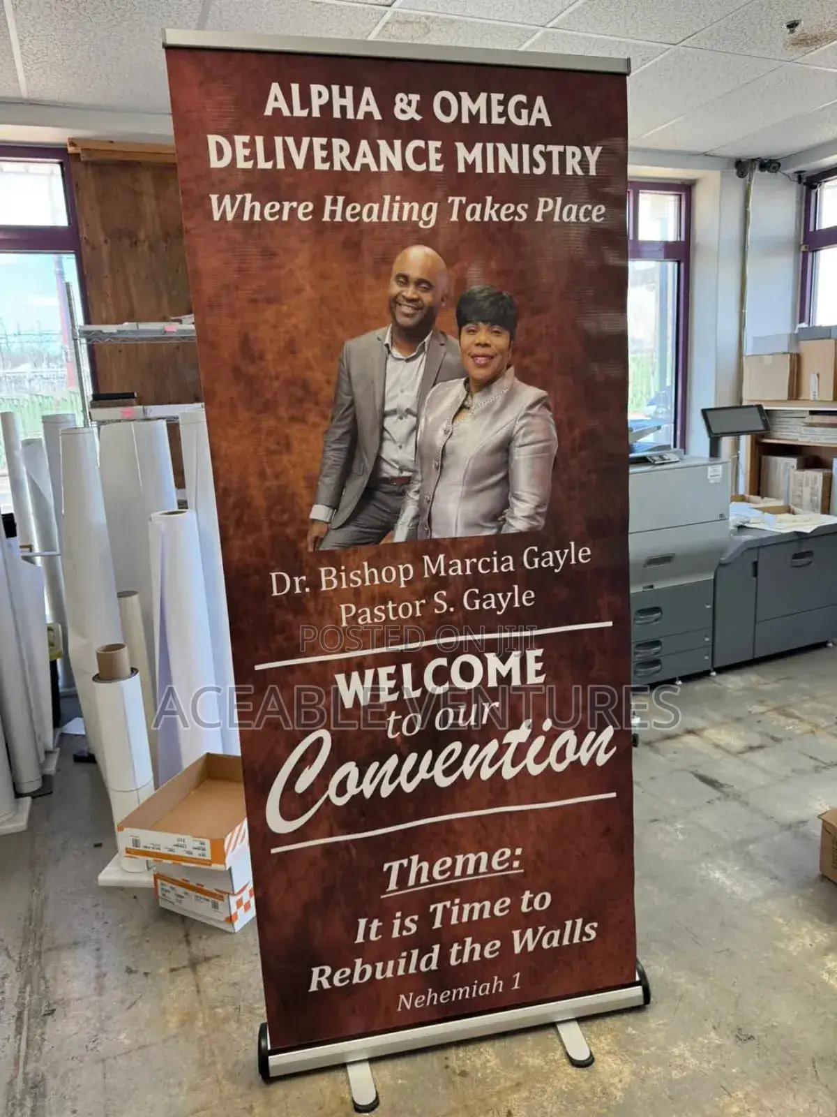 Good Quality Event Narrow Base Banners