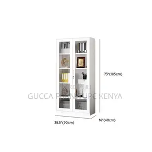 Office Cabinet:Office Open View White Steel Document Cabinet