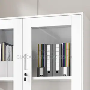 Office Cabinet:Office Open View White Steel Document Cabinet