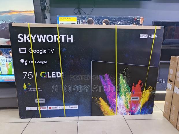 Skyworth 75" Smart Google Tv Frameless Qled - thumbnail 2
