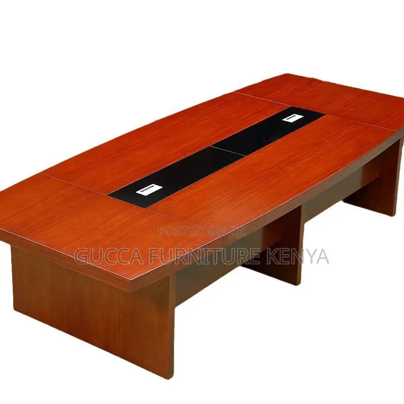 Boardroom Table:3meter Large Solid Wood Veneer Meeting Table