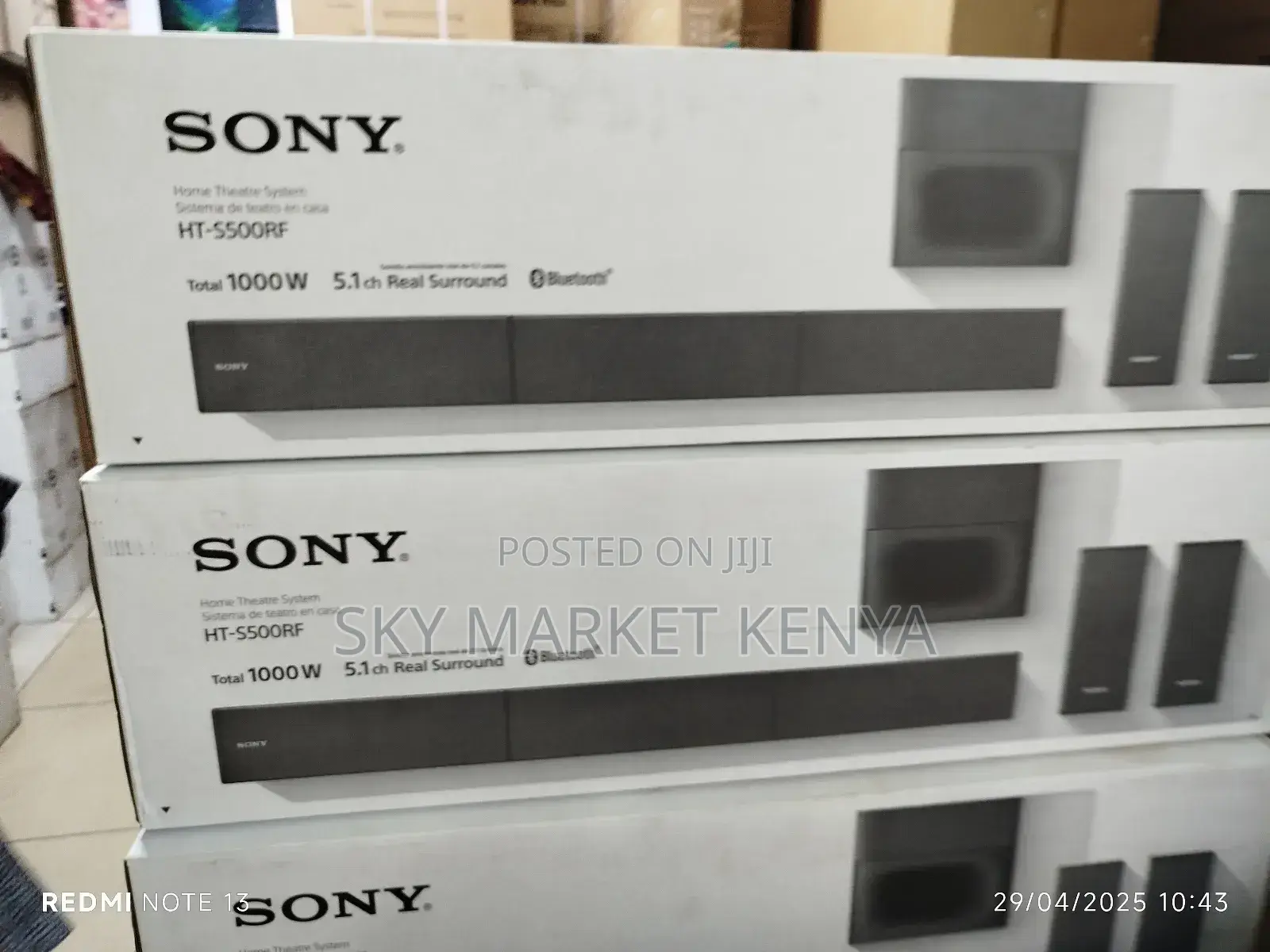 Sony Home Theater System Ht-S500rf