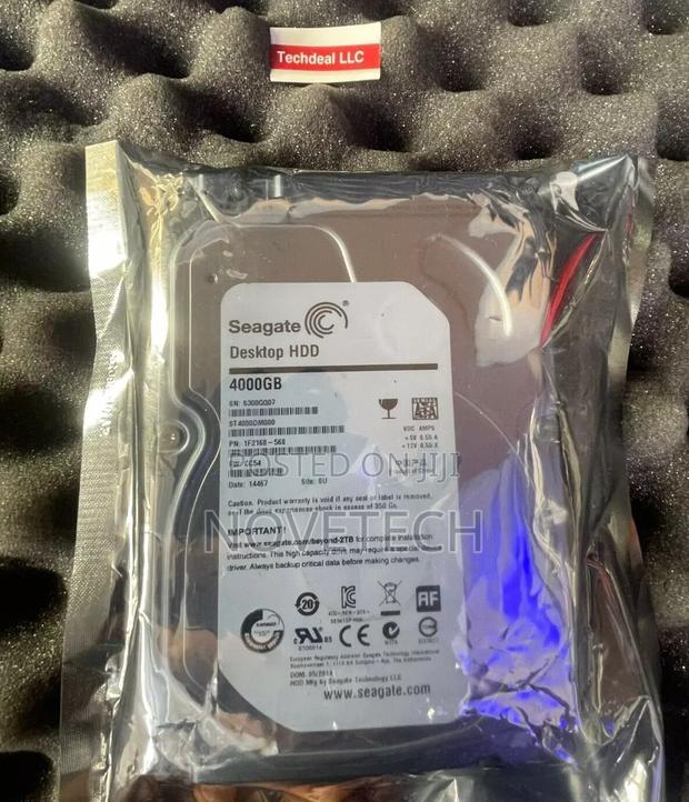 Seagate 4tb Sata Desktop HDD 3.5 Inch - main view