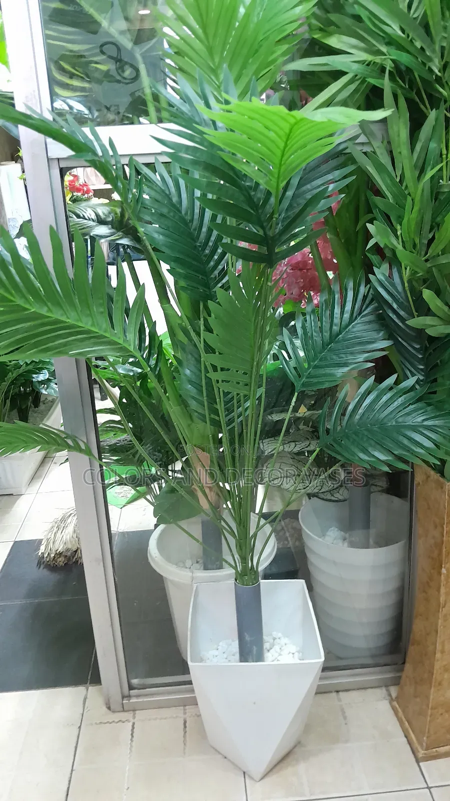 Palm Tree 1.2m With Vase Affordable