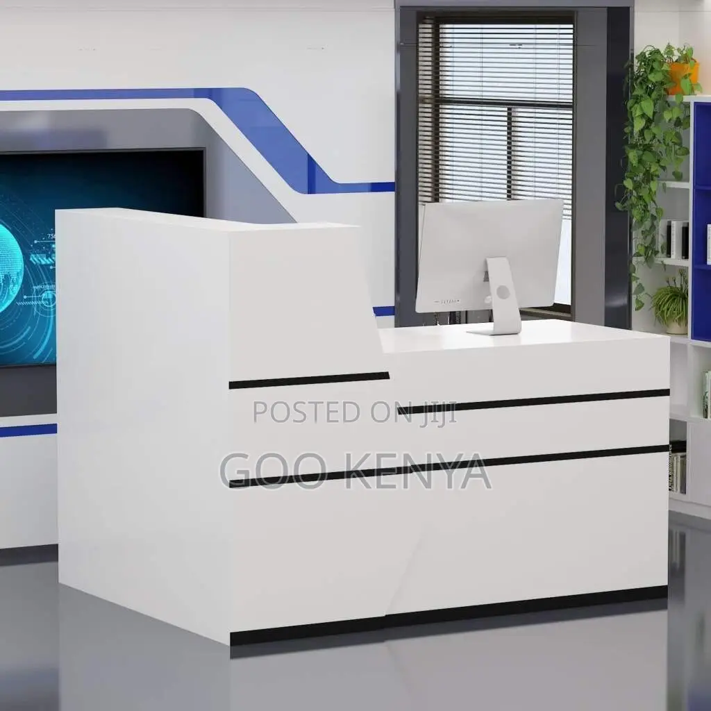 Office Desking ; Rectangular Wooden Reception Office Desk