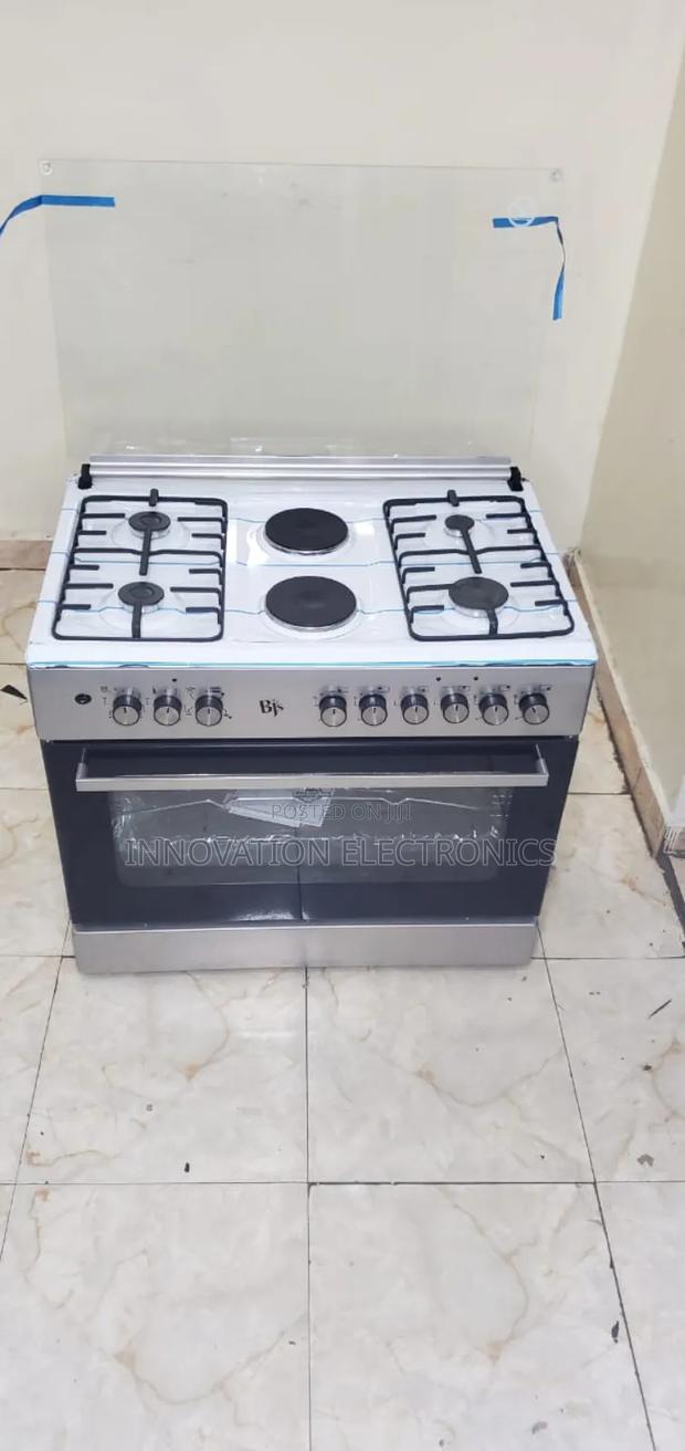 BJS 60x90 4+2 Hot Plate Gas Cooker, W/ Turbo Fan, Oven 90l