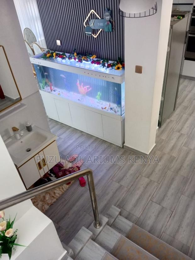 Deluxe Aquarium Set With Matching Cabinet Base - main view