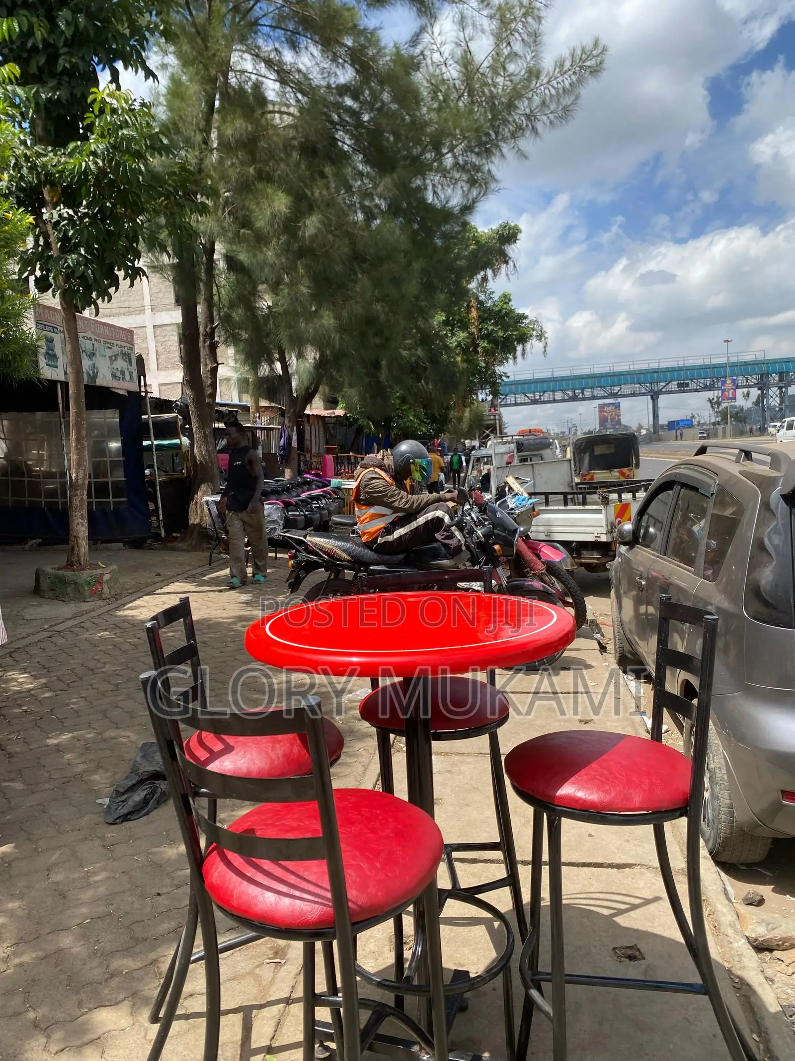 Restaurant And Bar High Round Table