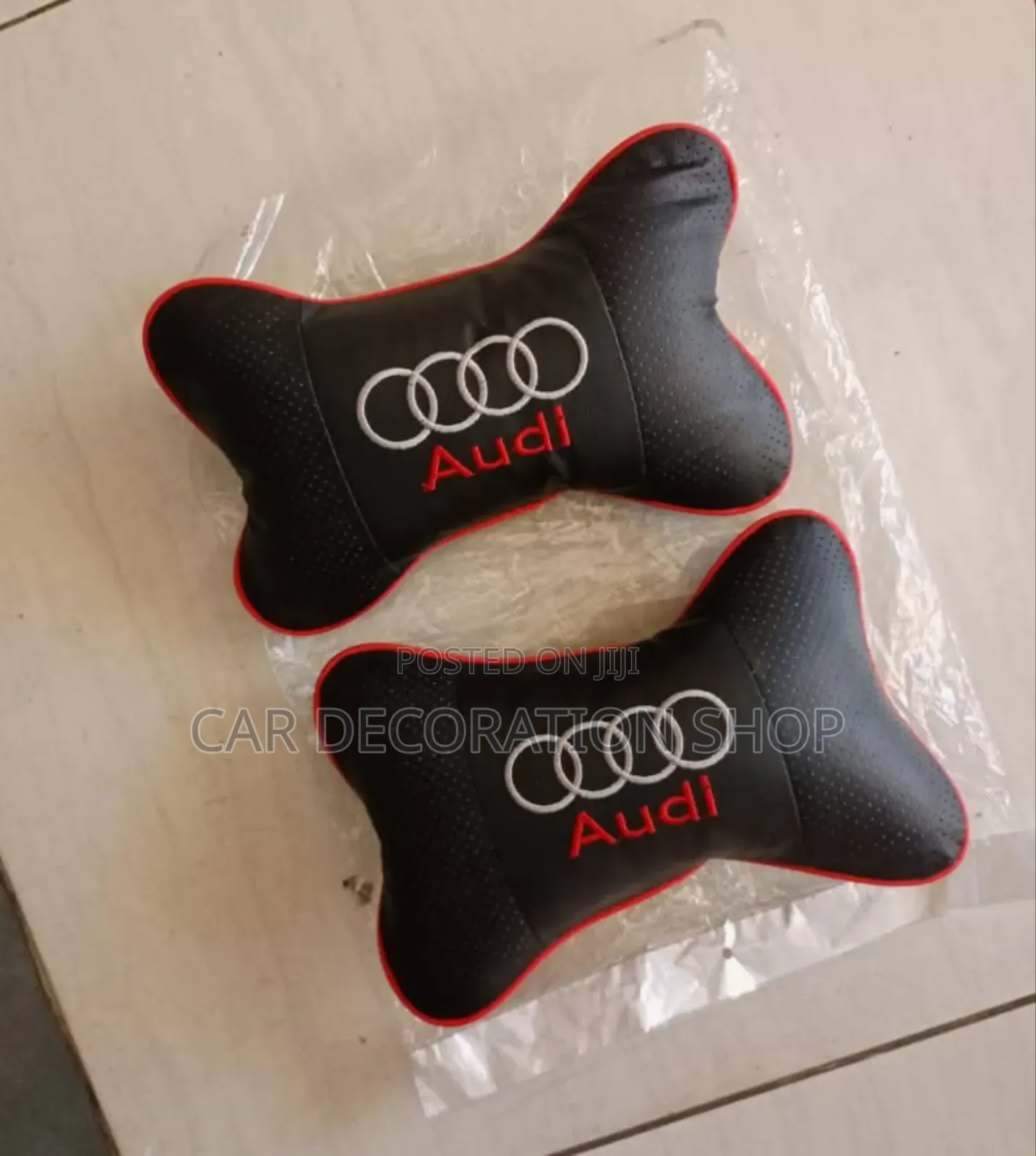 Audi Cars Seat Neck Support Pillows in Pair