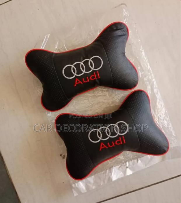 Audi Cars Seat Neck Support Pillows in Pair