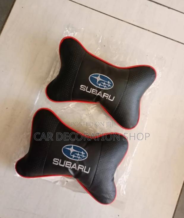 Subaru Cars Seat Neck Support Pillows in Pair