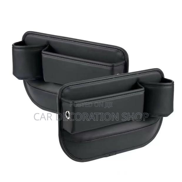 2pcs Leatger Between the Seats Gap Key Pocket Organizer