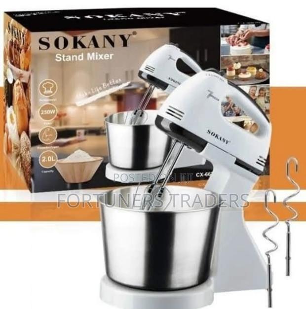 Mixer With Bowl 2 Litres, Sokany