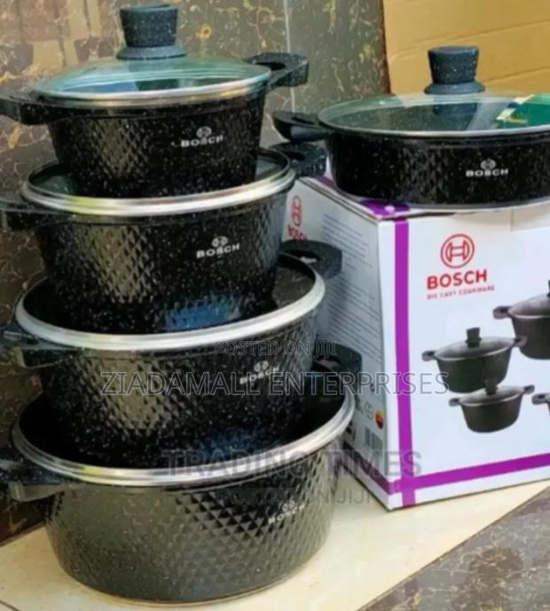 Bosch 10pcs German Granite Nonstick, Cooking Pots