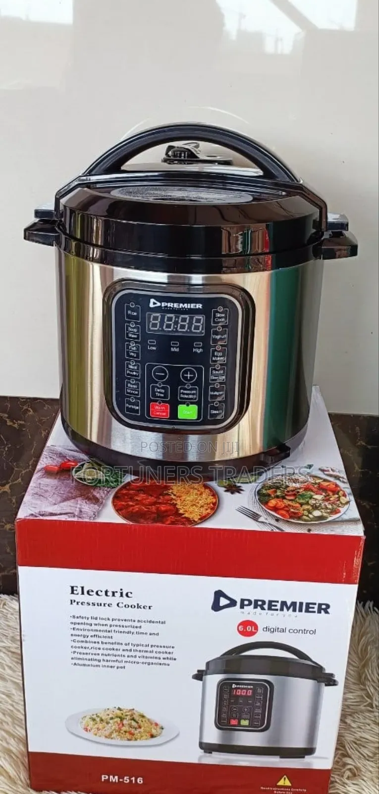 Pressure Cooker Premier,6 Litres Pressure Cooker