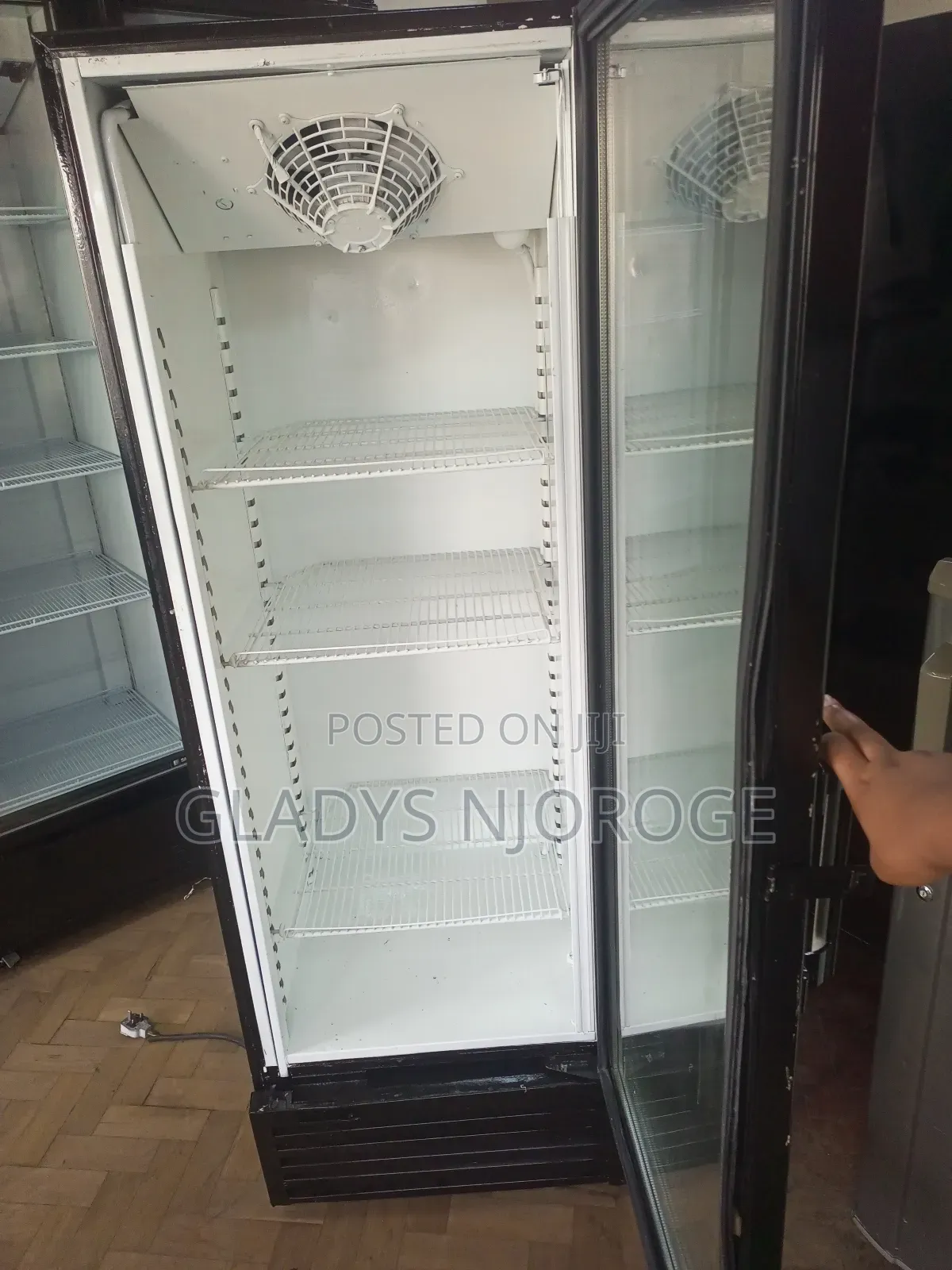 Black $ White Fregorex Display Fridge