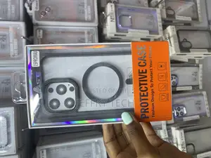 Mgnaooi Magnetic iPhone 15 Pro Max Translucent Black Case