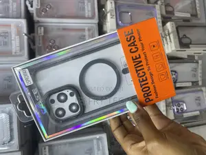 Mgnaooi Magnetic iPhone 15 Pro Max Translucent Black Case