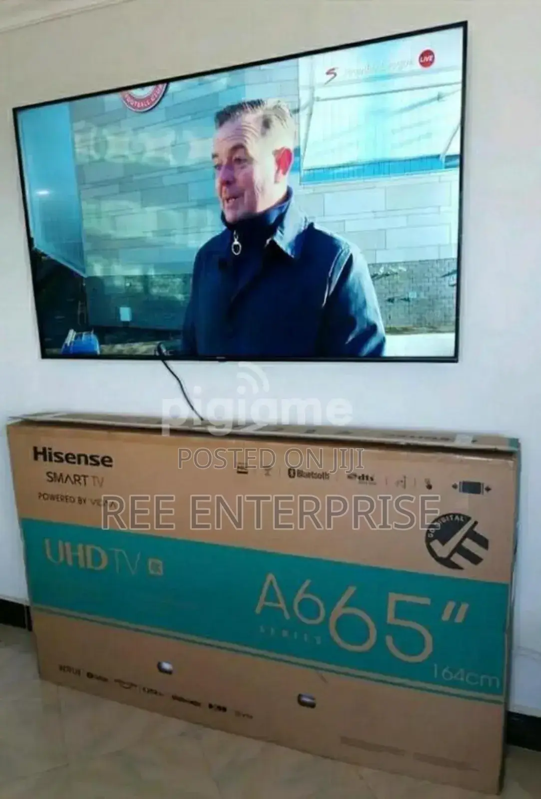 Brand New 
Hisense 65 Smart Uhd Frameles at 65a6kken