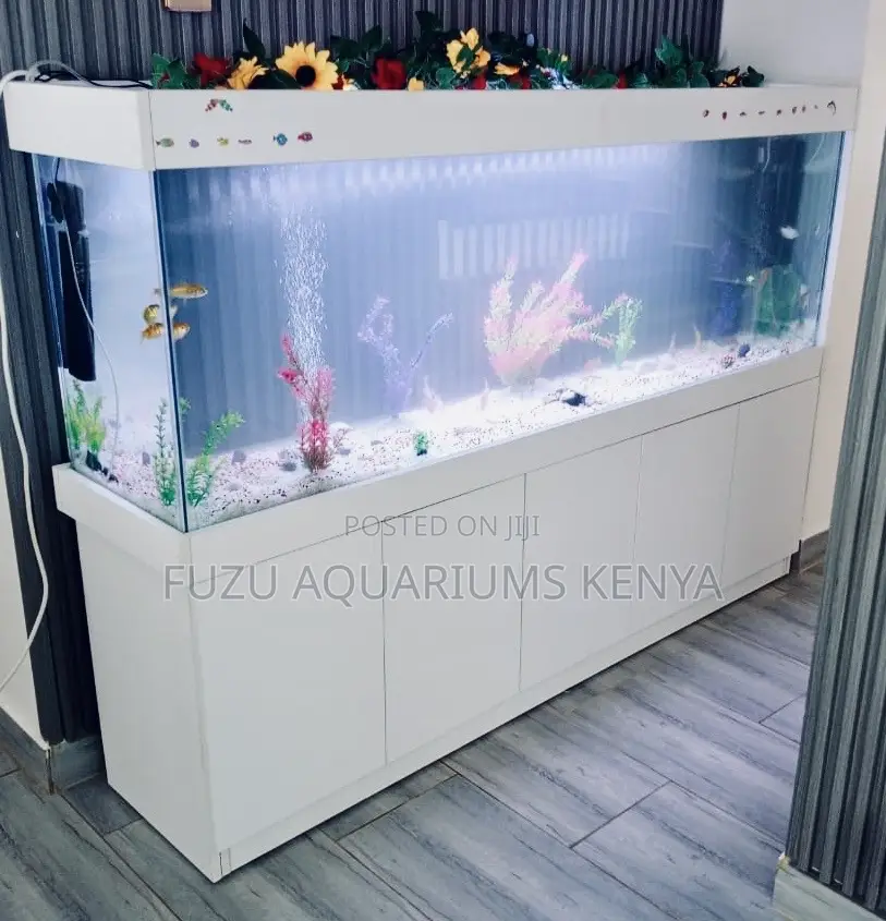 Stylish Storage Meets Serenity – Aquarium With Cabinet