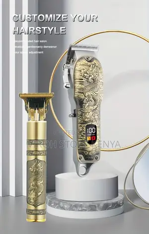 Rechargeable Hair Clipper With Display + Mini Hair Trimmer