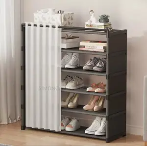 8 Layer Shoe Rack Organizer With Fabric Dustproof Cover