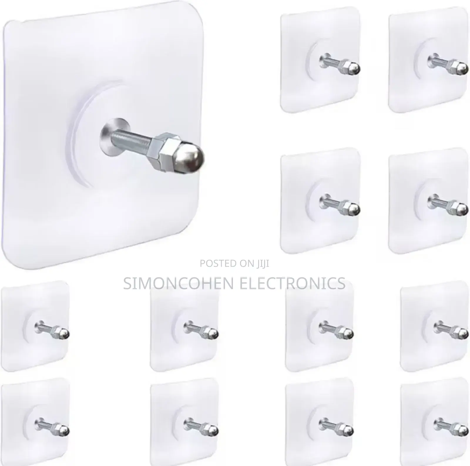 10pcs Self Adhesive Stickers With Hook