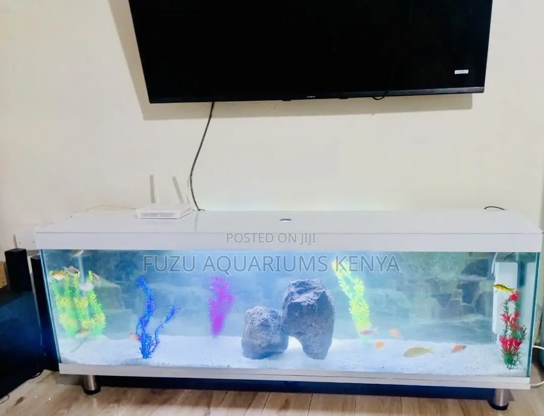 . Aquarium Media Console – Watch Tv With a Splash