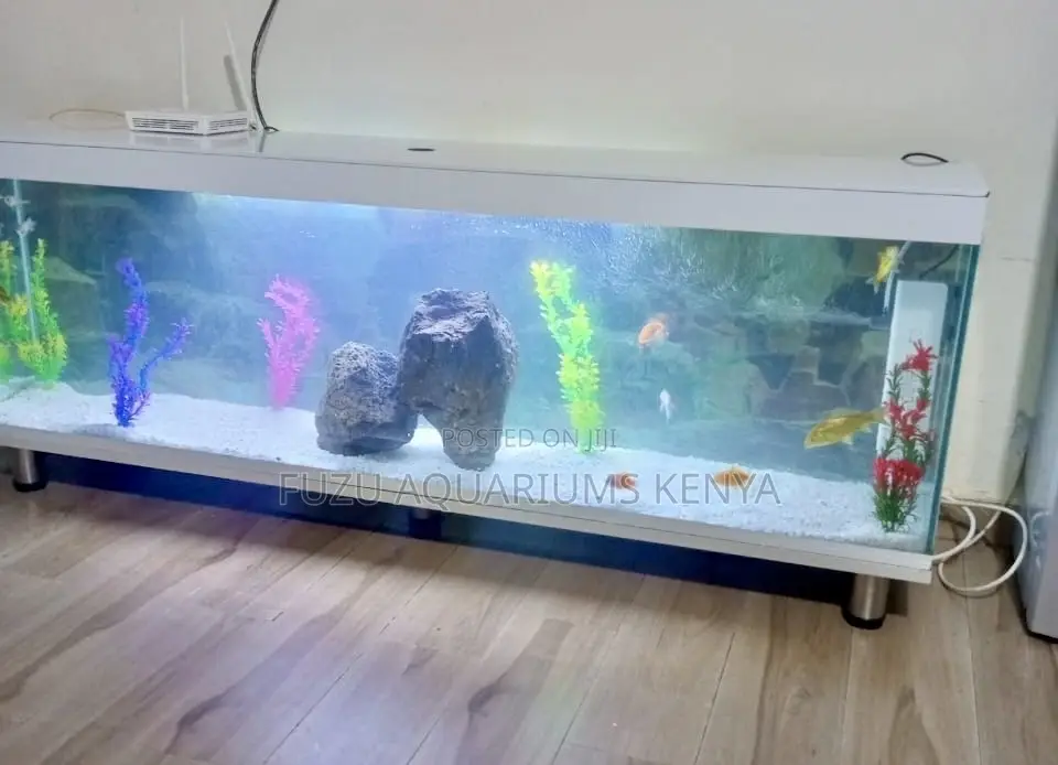 Stream Serenity – Tv Stand With Aquarium Base