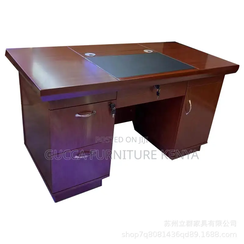 Office Desk:1400mm Executive Supervisor Desk With Handles