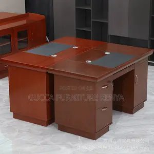 Office Desk:1400mm Executive Supervisor Desk With Handles