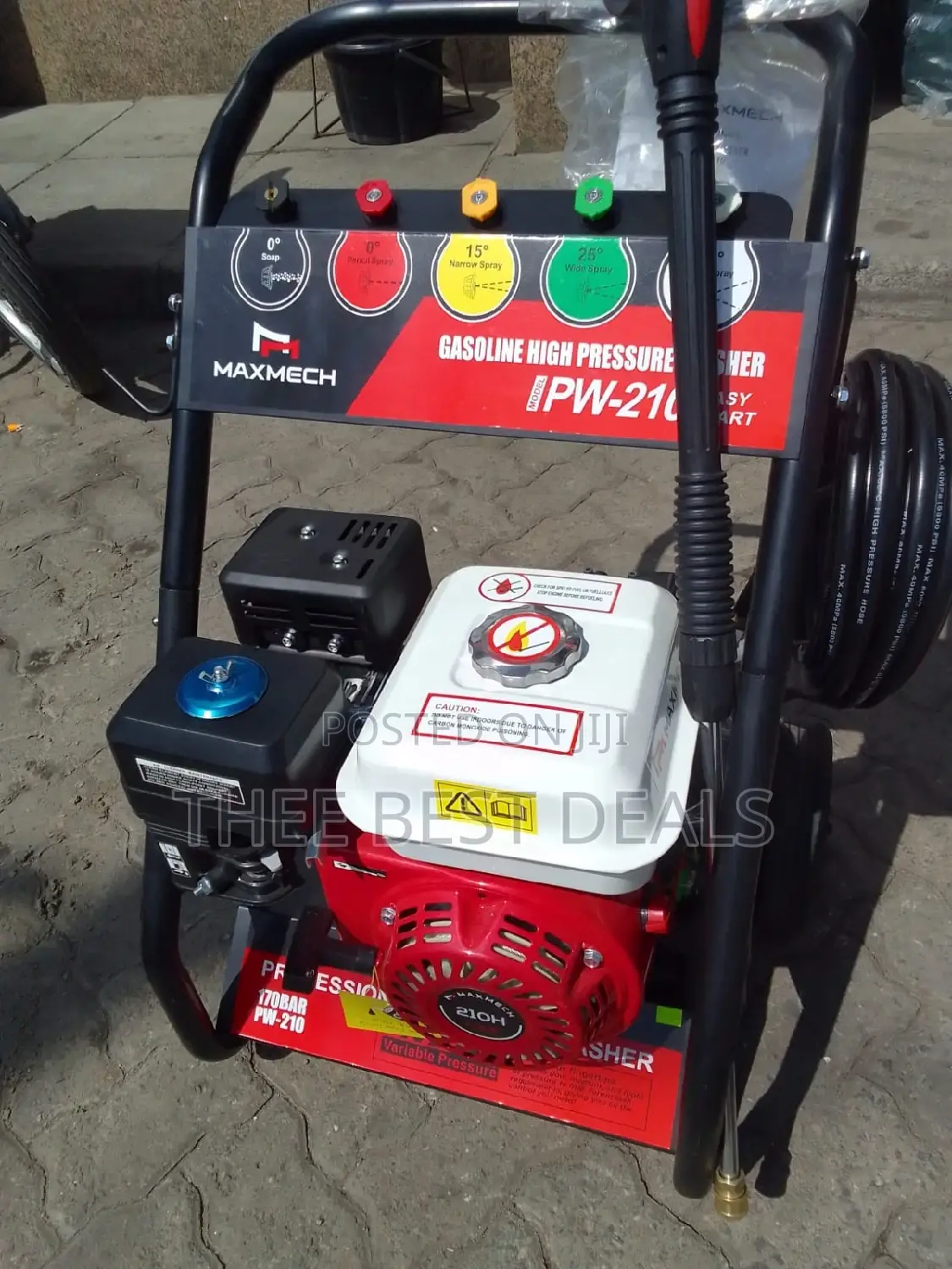 Gasoline High Pressure Washer Maxmech/ Pw-210