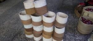 Baskets Sisal Beige and White Instock - thumbnail 2