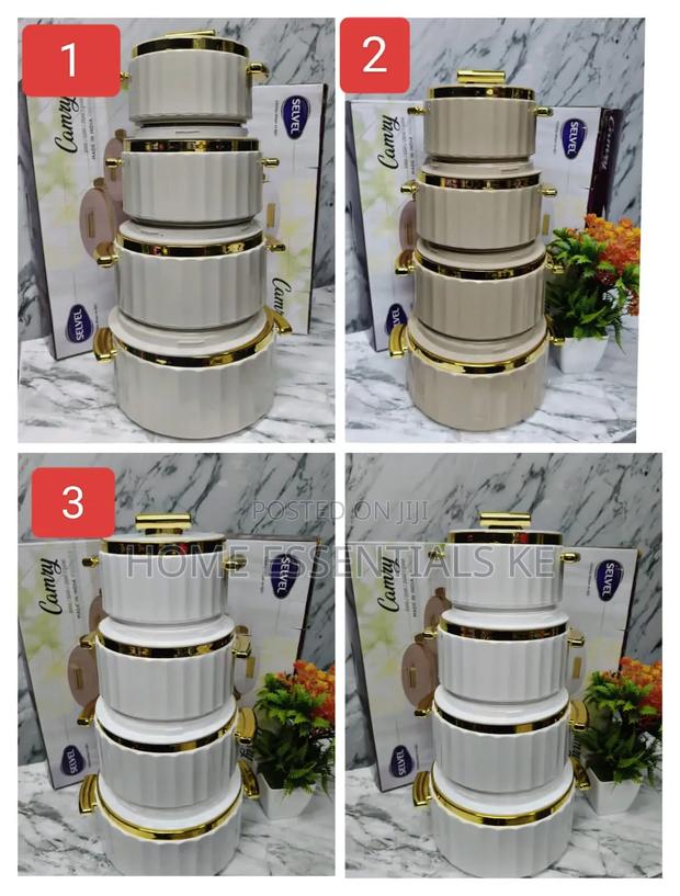 4pc Camry Hotpots 1.Litre
1.5litres
2.5itres
3.5 Litres