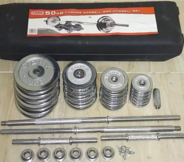 Dumbbell, 50kg Barbell and Dumbbell Set