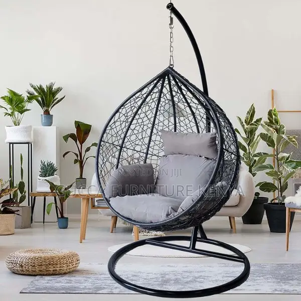 Office Chair: Floating Cocoon Swing Outdoor Office Chair