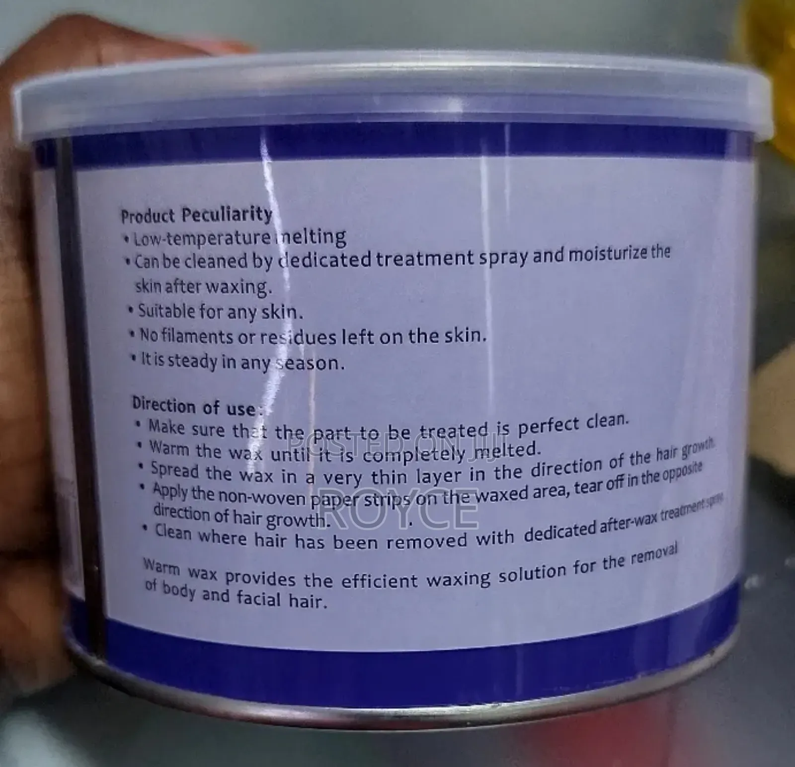 Water Soluble Wax-500g