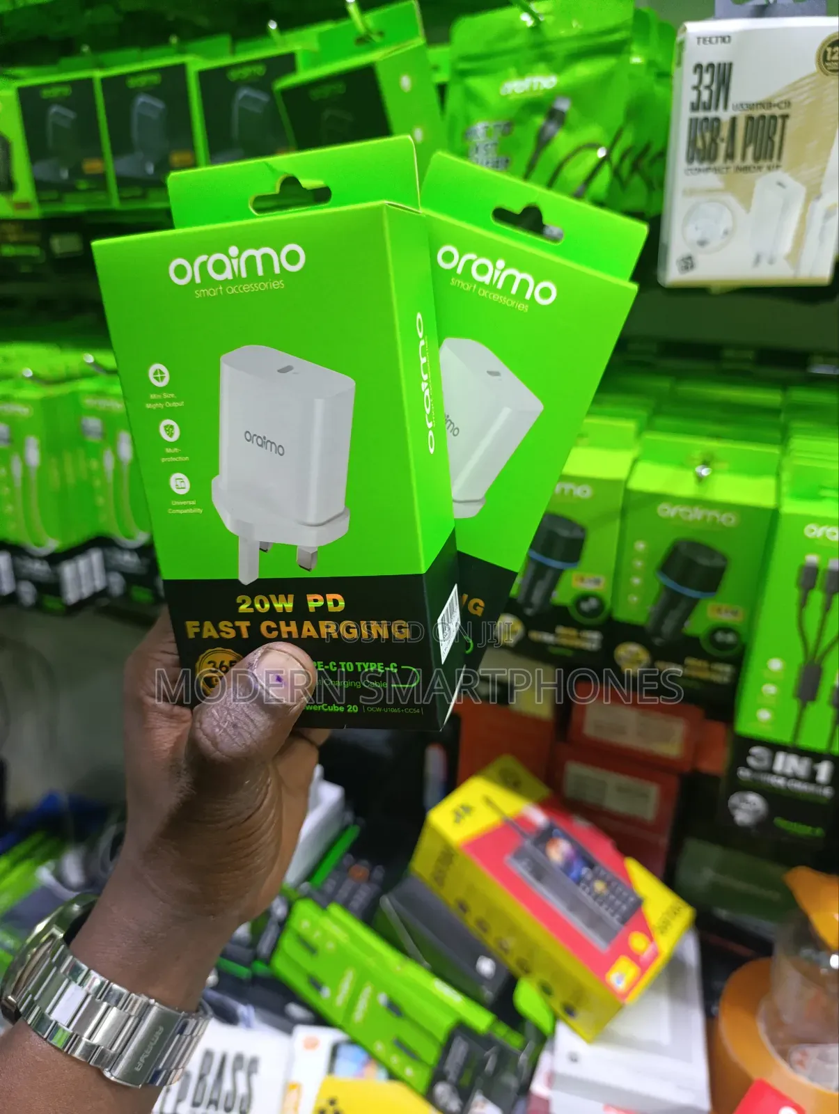 Oraimo Powercube 20 20w Wall Charger Kit
C to C