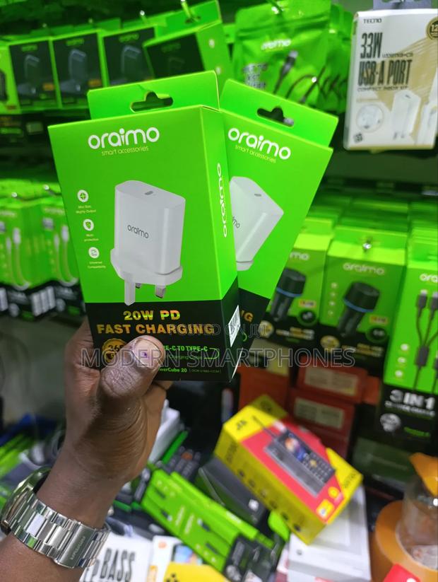 Oraimo Powercube 20 20w Wall Charger KitC to C - main view