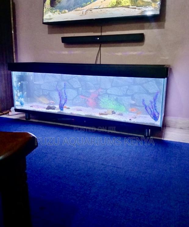 Aquarium Tv Stand – Sleek, Stunning, Serene - main view