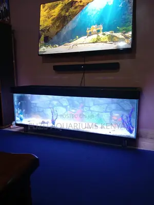 Fish Tank Tv Stand- Stylish, Complete With Accessories