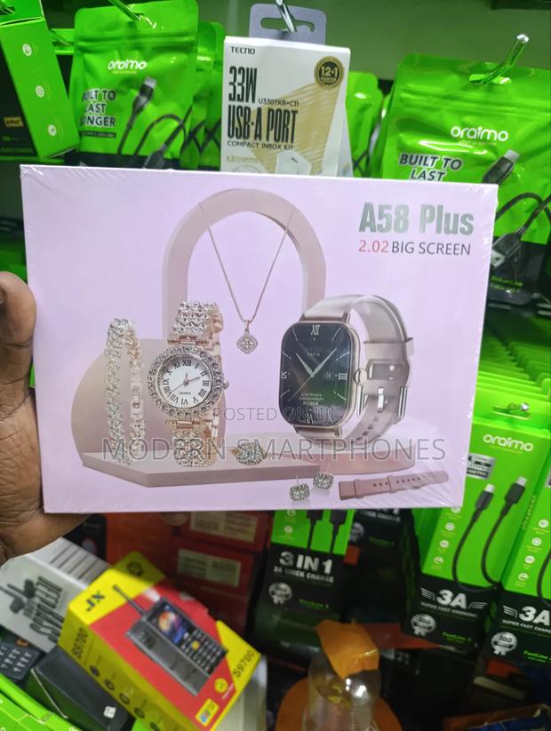 A58 Plus Smart Watch Gift Set - main view
