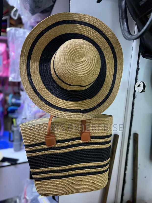 Black/Brown  Summer Bags++Hat Set 2000 - thumbnail 2