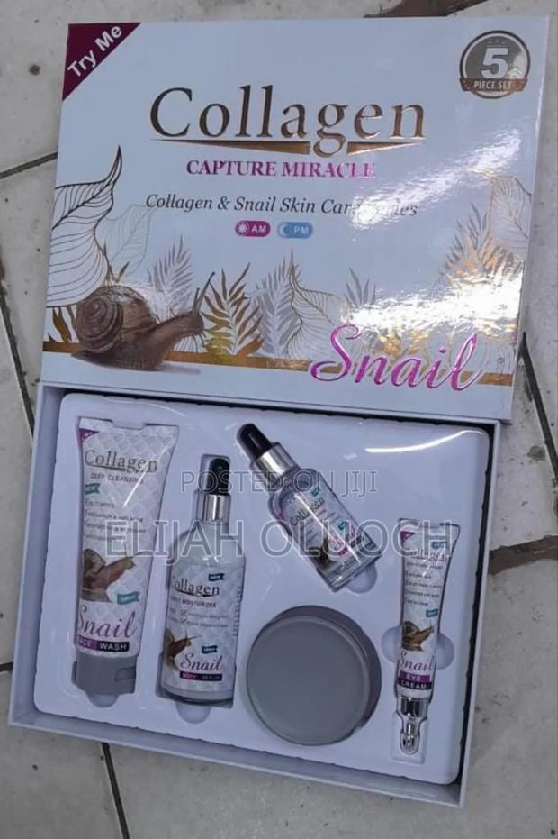 Collagen and Snail Skin Care Series 5 Pieces Set